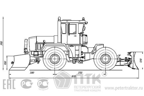 Схема машины универсальной  К-702-МБА 01 БКУ ПТК