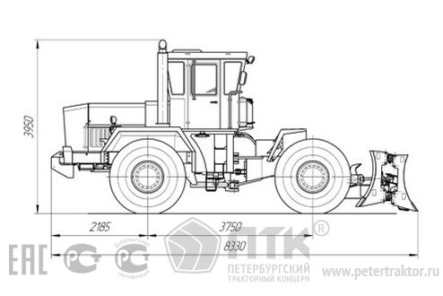 Схема машины универсальной К-702 МБА БКУ  ПТК