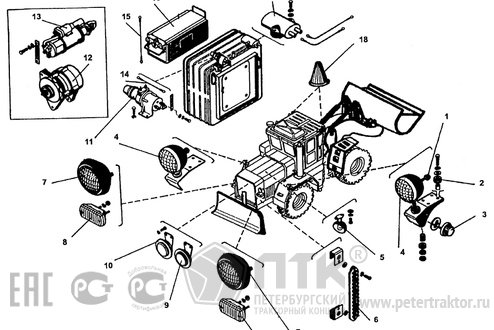Электрооборудование 702МБ-01.37.00.000-1