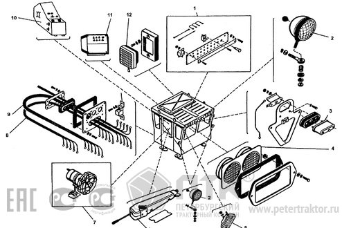 Электрооборудование кабины УДМ, ПК-6